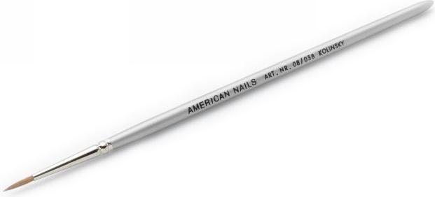 Produktbild American Nail Pinsel (Dünn) (Nagelutensil, Silber)