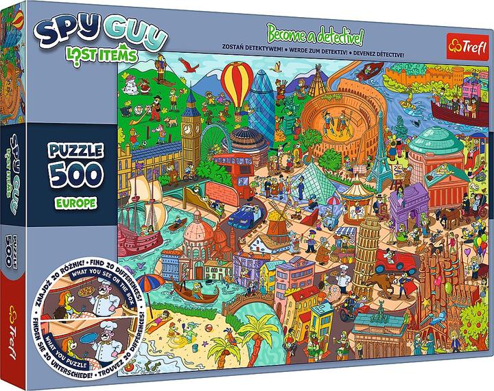 Produktbild Trefl Puzzle 500 - Spy Guy Europa (500 Teile)