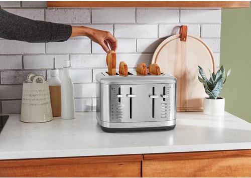 Immagine prodotto KitchenAid 5KMT4109ESX tostapane manuale a 4 fette in acciaio inox (Spina UE)