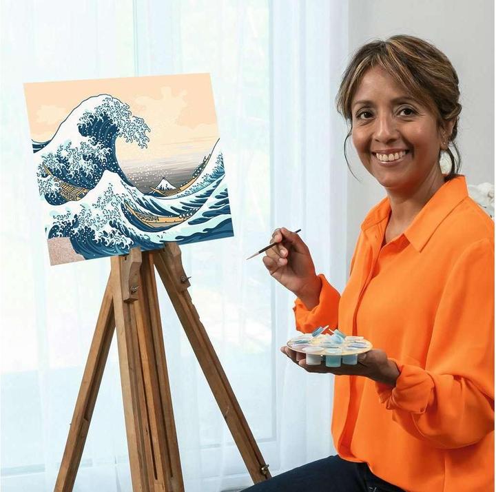 Produktbild Ravensburger Malen nach Zahlen The Great Wave (Hokusai)