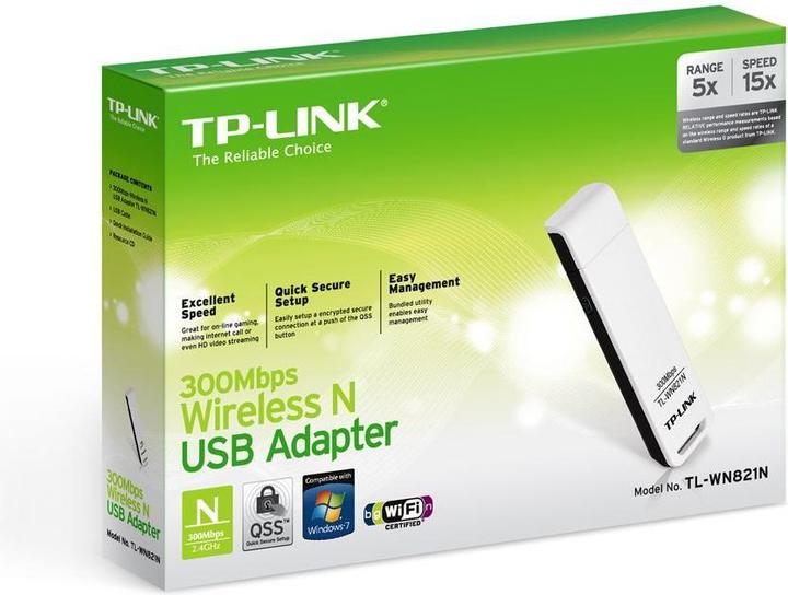 Image du produit TP-Link Tl-Wn821n (USB 2.0)