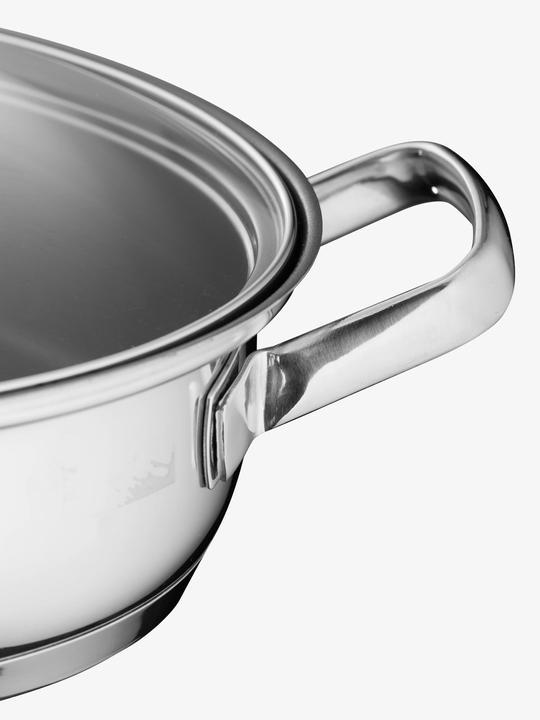 Produktbild WMF Fischpfanne oval Schmorpfanne 38cm Deckel Induktion Edelstahl beschichtet (26 cm, Bratpfanne, Edelstahl)