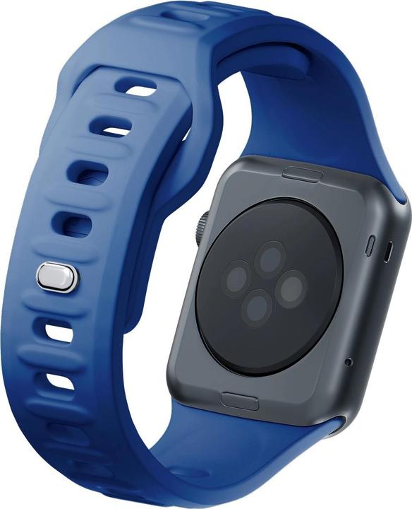 Image du produit 3MK Silicone Watch Strap Niebieski/Blue dla Apple Watch 42/44/45/49mm (Silicone, Acier inoxydable, 3, 4, 9, Extrémiste)