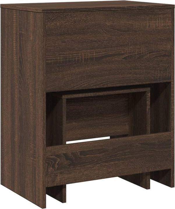 Image du produit VidaXL Coiffeuse avec tabouret 60 x 40 x 113,5 cm (60 x 40 x 75 cm)
