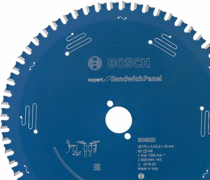 Image du produit Bosch Professional Zubehör Lame de scie circulaire Expert for Sandwich Panel, 270 x 30 x 2,4 mm, 60
