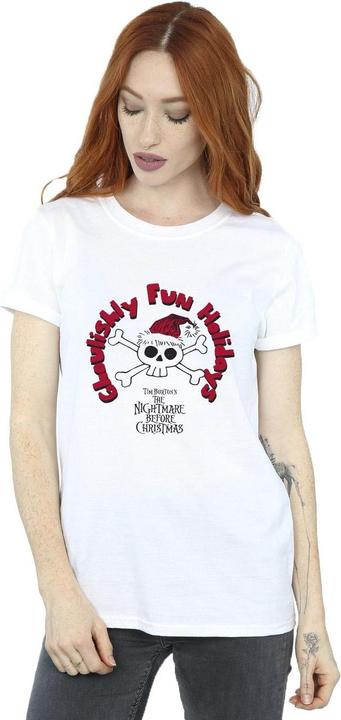 Image du produit Disney - T-shirt THE NIGHTMARE BEFORE CHRISTMAS GHOUISHLY FUN HOLIDAYS - Femme (XXL)