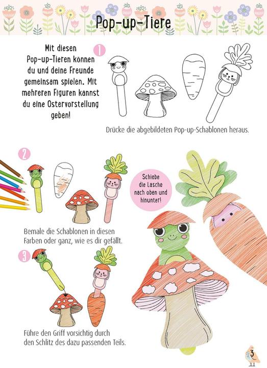 Actual product image Craft kit for children: Creative craft kit: Easter