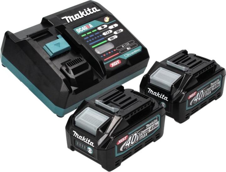 Actual product image Makita GA 005 GM2 Battery angle grinder 40 V max. 125 mm Brushless XGT + 2x battery 4.0 Ah + charger (125 mm)