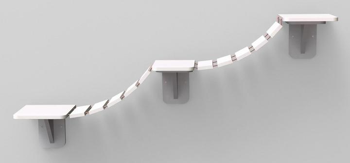 Produktbild Trixie Kletterleiter (30 cm, Weiss)