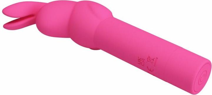Actual product image Pretty Love Gerardo Fuschia Rabbit Silicone Vibrator