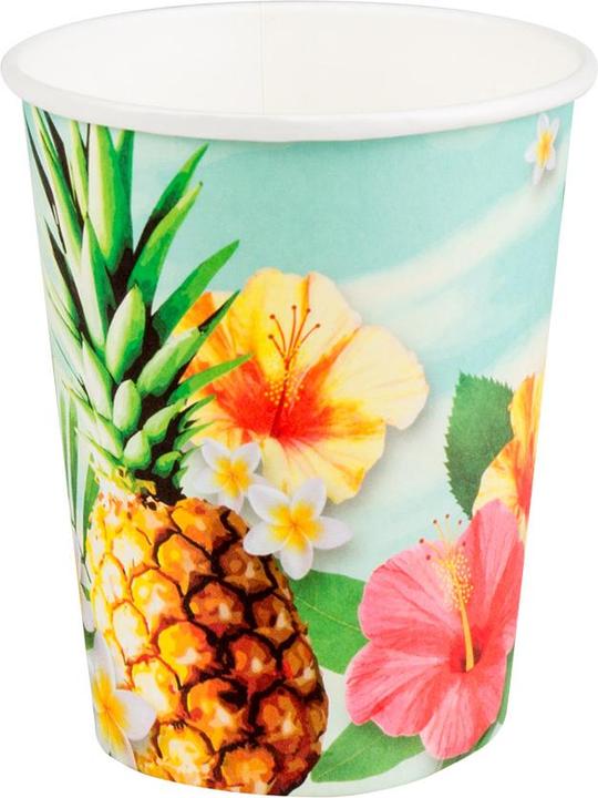 Actual product image Boland 10 paper cups Paradise Hawaii 210ml (1 x)