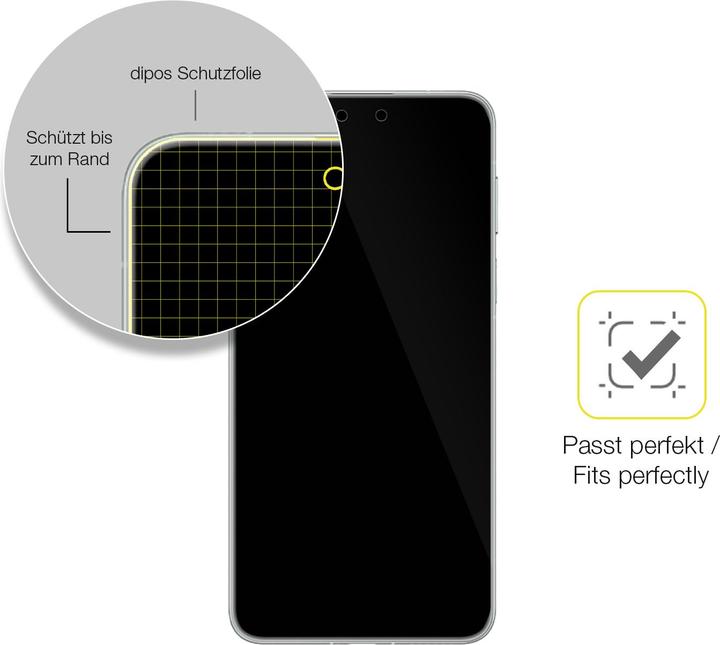 Immagine prodotto Dipos 3D Full-Cover Pellicola Protettiva (1 Pezzo/i, Compagno S)