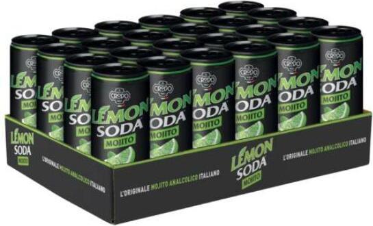 Actual product image Crodo Lemonsoda Mojito (24 x 33 cl)