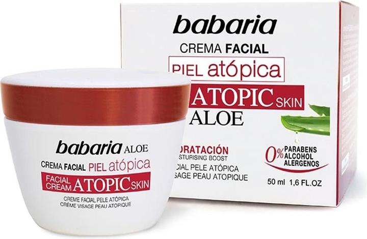 Actual product image Babaria Aloe Vera Facial Cream Atopic Skin 0% 50ml (50 ml, Day cream)
