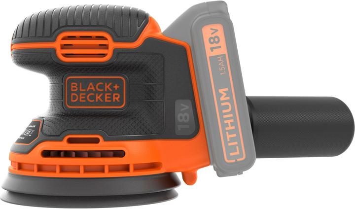 Actual product image Black & Decker Bdcros18nxj (Eccentric grinder, 18 W)