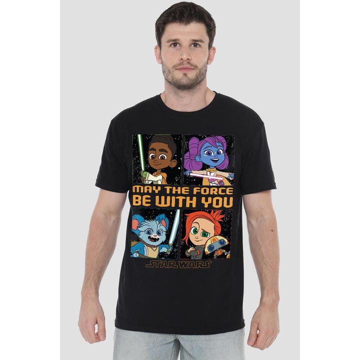 Immagine prodotto Star Wars Young Jedi Adventure Among The Stars Maglietta Uomo (L)