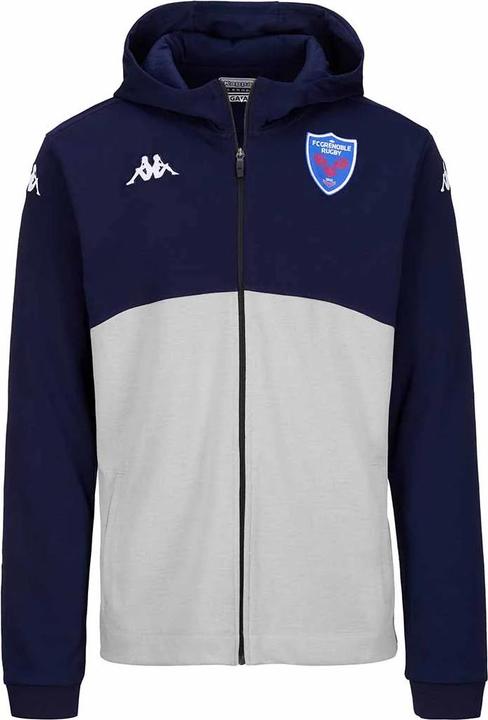 Actual product image Kappa FC Grenoble Rugby Hooded Sweatshirt Arufeod 8 2024/25 (3XL)