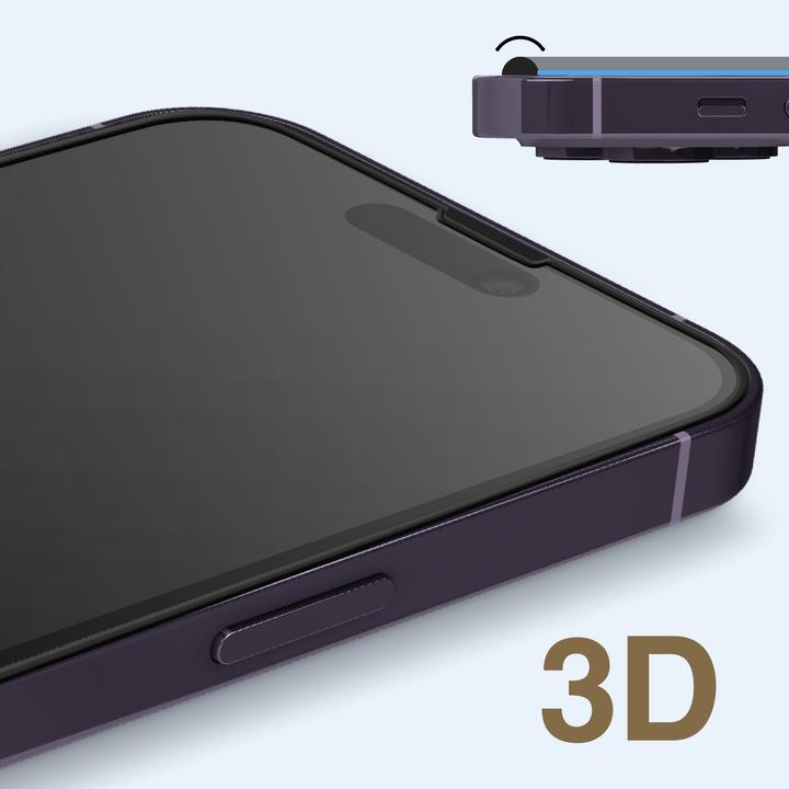 Actual product image Bigben Connected Glass screen protector (1 Piece, Apple iPhone 14 Pro Max)