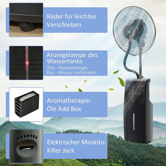 Immagine prodotto Jamb Ventilatore a piedistallo con nebulizzatore