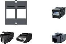 Actual product image Bachmann HDMI Keystone 2.0 socket (0.10 m, HDMI)