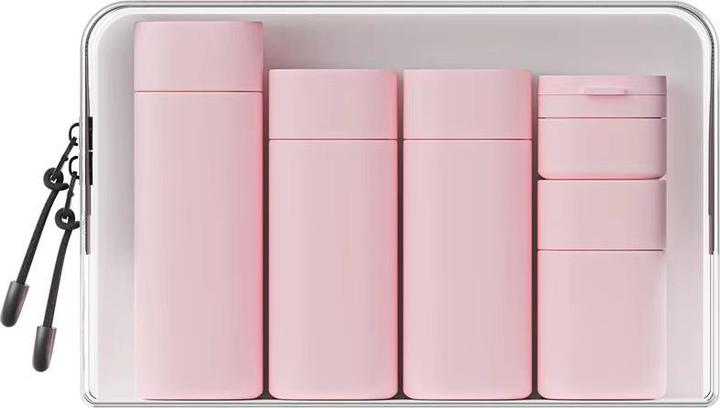 Image du produit Swissdetector Ensemble de bouteille cosmétique de luxe - Rose (Rembourrage supplémentaire)