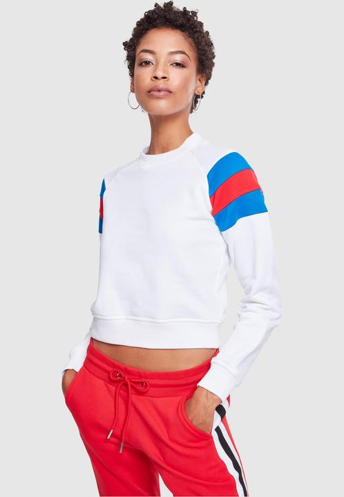 Produktbild Urban Classics Ladies Sleeve Stripe Crew (XXL)