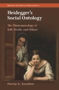 Image du produit Heidegger's Social Ontology (Anglais, Nicolai K. Knudsen, 2024)