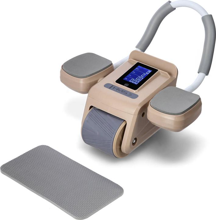 Produktbild HMS Ka08 Brown Abs Automatisches Bauchmuskel-Trainingsrad Mit Lcd-Display Und Hms-Aufladung
