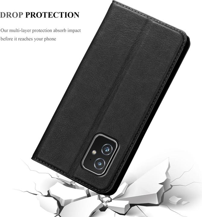 Actual product image Cadorabo Book Invis. Magnet sleeve (Asus Zenfone 8)