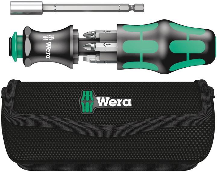 Produktbild Wera Kraftform Kompakt 28 B (PH2X 25mm, PH1 x 25 mm, Pz2x25mm, slot 1 x 5.5 x 25 mm, PZ 1 x 25, slot 1.2 x 6.5 x 25 mm)