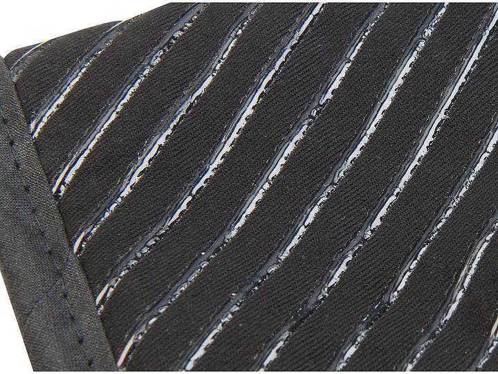 Immagine prodotto Rosenstein & Söhne Set di 4 guanti da forno antiscivolo in silicone e porta pentole XL (Materiale di base: 100 % poliestere, Imbottitura: cotone riciclato, Materiale della tomaia: 100 % cotone con profilo in silicone)