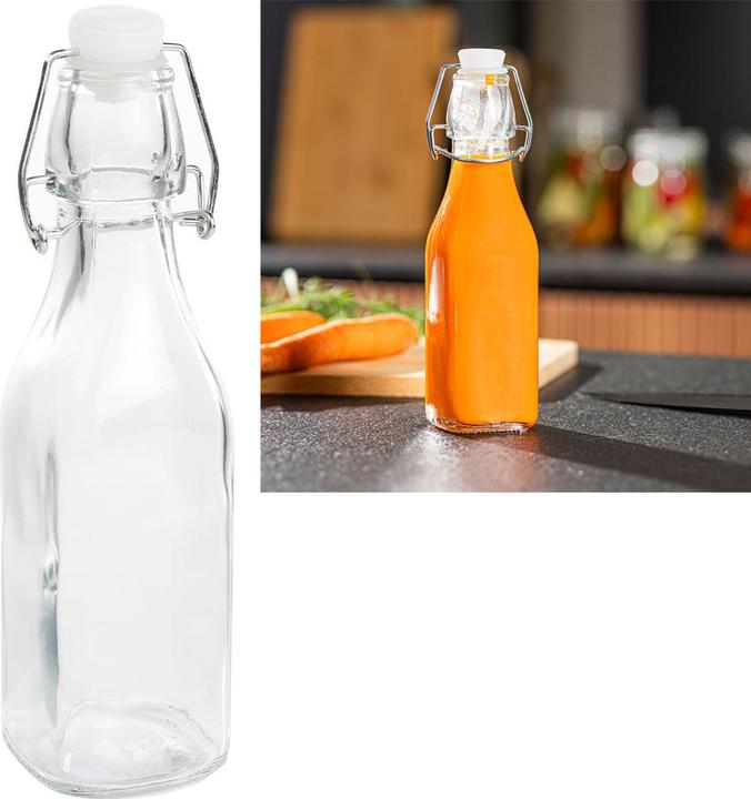 Immagine prodotto Chef Bottiglia in vetro, quadrata, 250 ml (0.25 l)