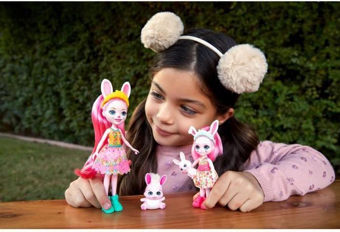 Produktbild Enchantimals Bree Bunny Puppe und kleine Schwester