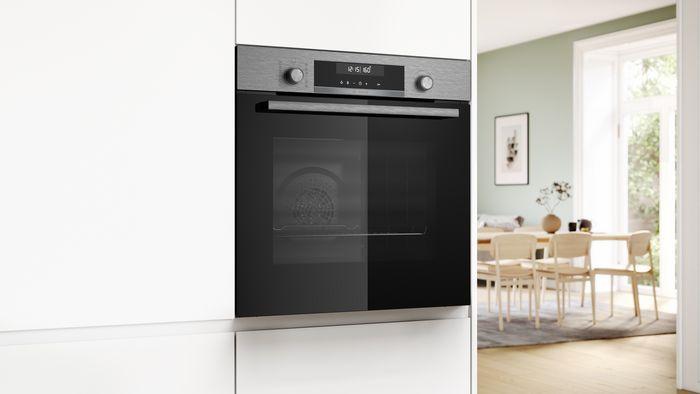 Produktbild Bosch Hausgeräte Einbau-Backofen-Set, HBG578BS3 + PIF645BB5E, Einbau-Backofen, Induktionskochfeld, HBD675CS62