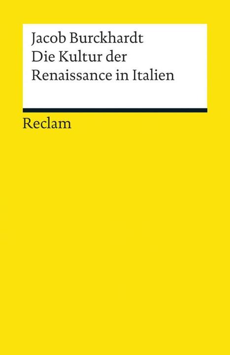 Image du produit Die Kultur der Renaissance in Italien (Allemand, Jacob Burckhardt, 2014)