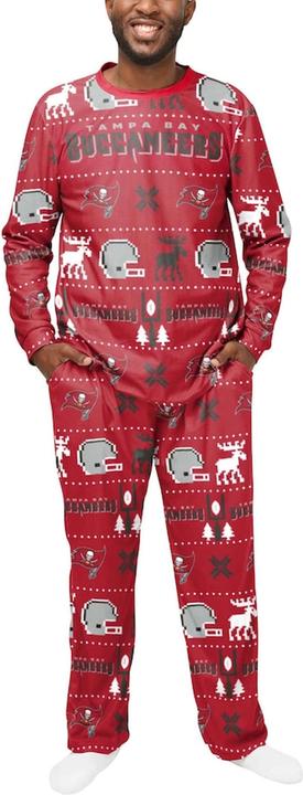 Foco Tampa Bay Buccaneers Ugly Pajama L