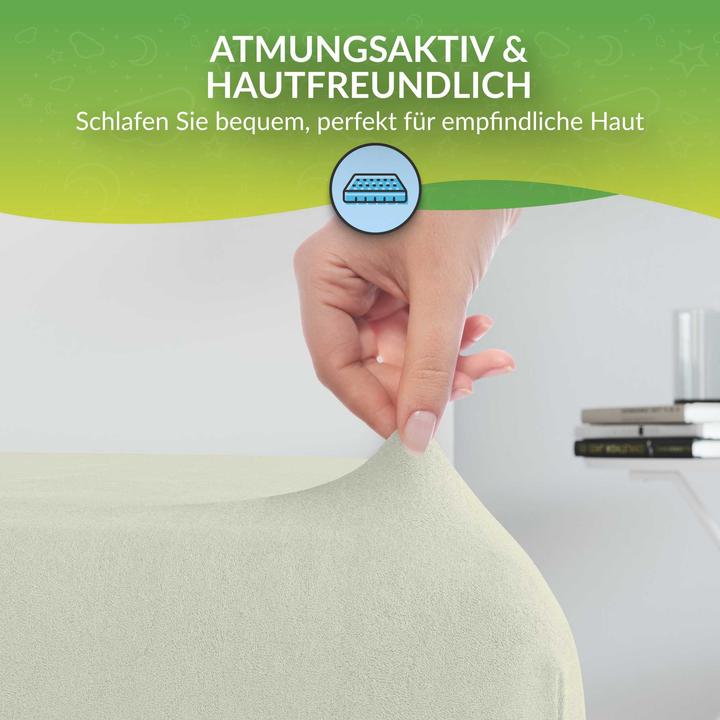 Image du produit Etérea Drap-housse en éponge (60 x 120 - 70 x 140 cm)