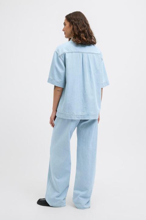 Produktbild JJXX JXSURA WIDE MW LINEN BLEND JEANS DNM Weit geschnitten (W26/L32)