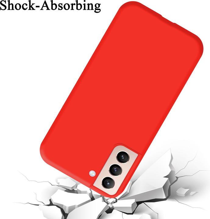 Actual product image Cadorabo TPU Liquid Silicone Case Cover (Samsung Galaxy S21+)