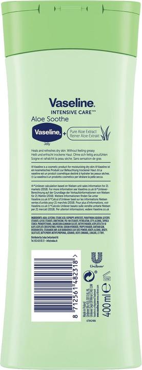 Produktbild Vaseline Intensive Care Aloe Soothe (Körpercreme, 400 ml)