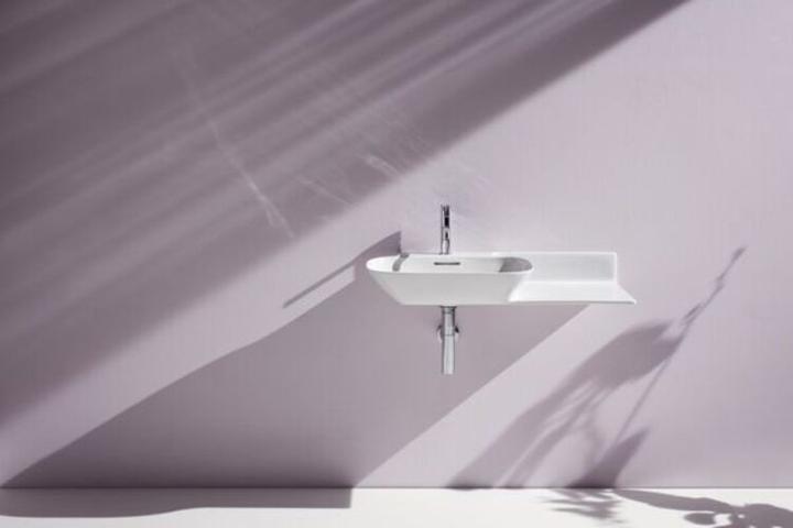 Immagine prodotto Laufen INO lavabo, 1 foro per rubinetto, con troppopieno, ripiano in ceramica a destra, 900x450mm, H (590 mm, 900 mm)