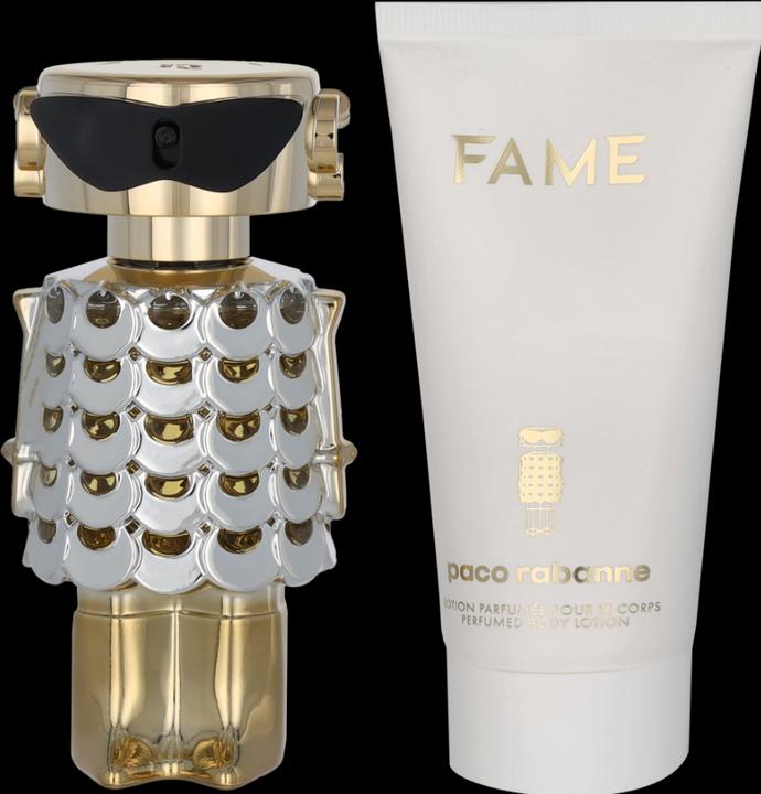 Actual product image Paco Rabanne Fame Eau De Parfum 50ml And Body Lotion 75ml (Fragrance set)