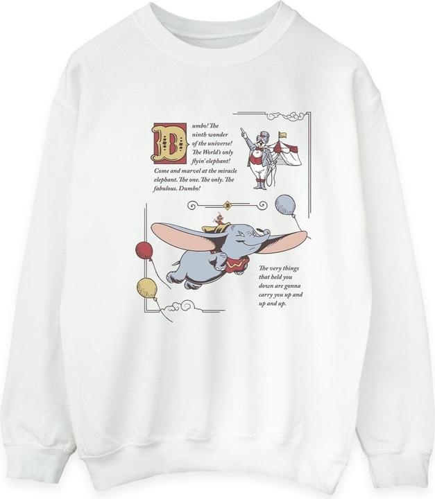 Disney Dumbo Story Book Page Sweatshirt (L)