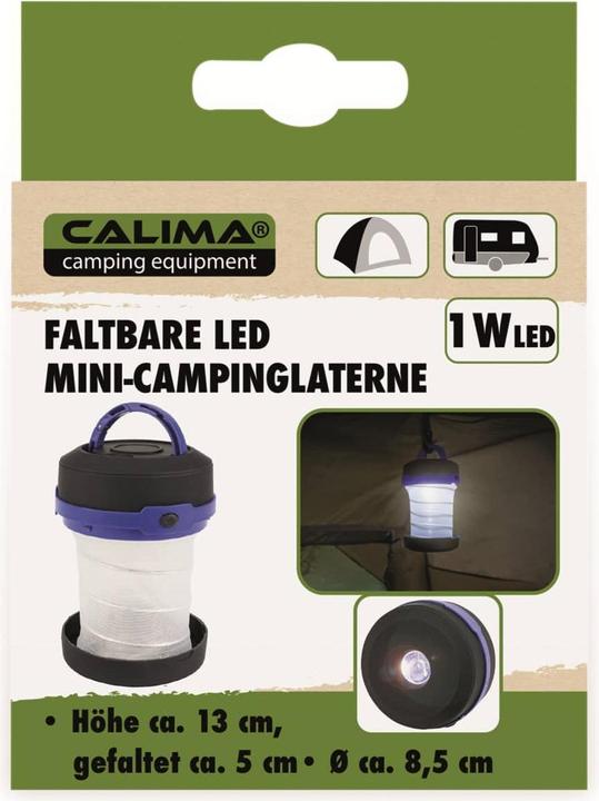 Immagine prodotto Calima ATTREZZATURA DA CAMPEGGIO Mini lanterna da campeggio a LED, pieghevole