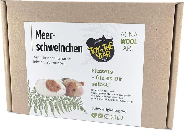 Agna Wool Meerschweinchen - Bastelset Filz