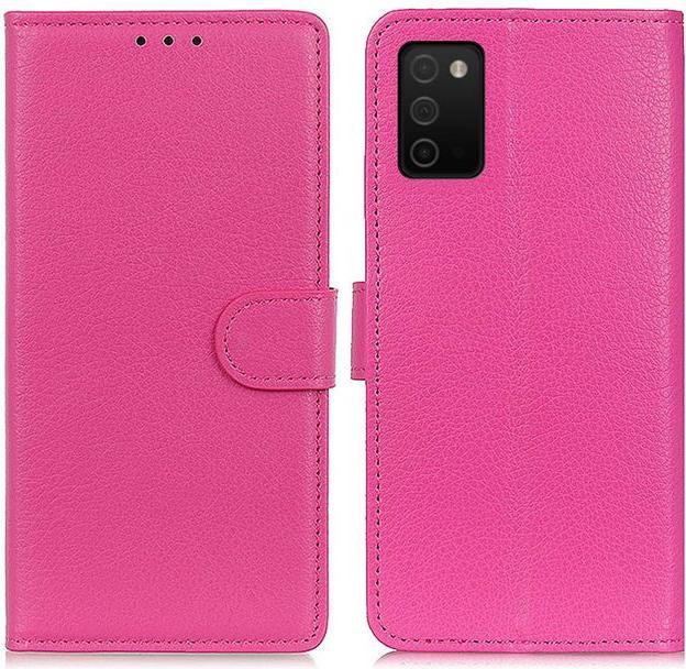 Productafbeelding MU Classic Litchi Leren Boekomslag Serie (Samsung Galaxy A03s)