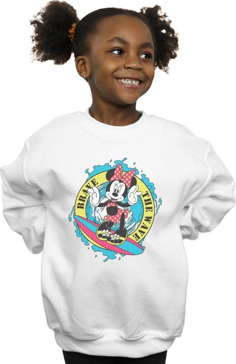 Produktbild Disney Minnie Mouse Brave The Wave Sweatshirt Mädchen (152, 158)