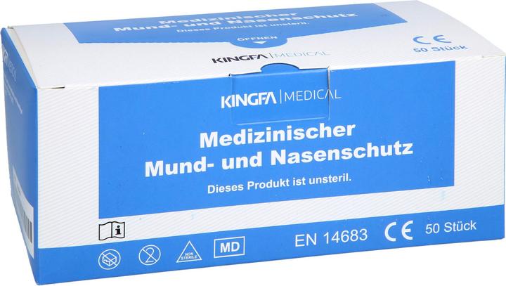 Produktbild Büttner-Frank Mundschutz Op GB Nbueg Bla (50 x)