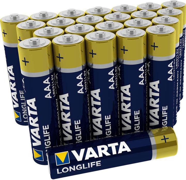 Image du produit Varta Longlife (24 pcs, AAA, 1200 mAh)