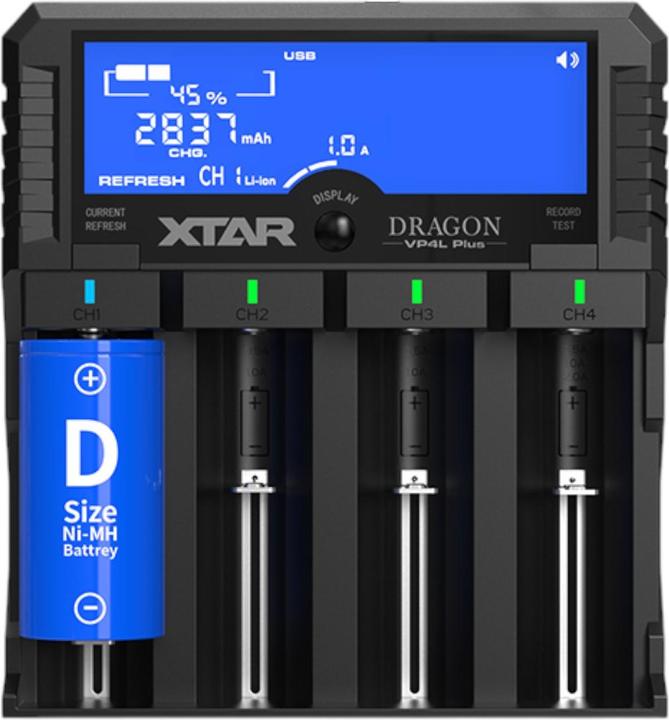 Image du produit Xtar Chargeur de batterie VP4L Plus (XL)